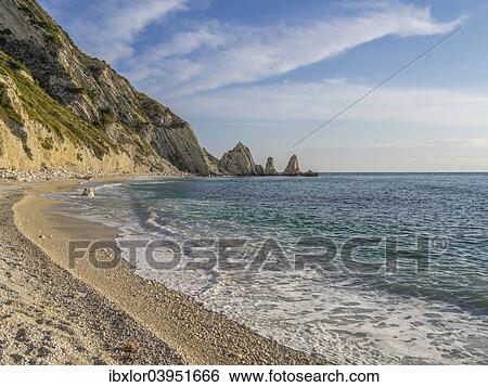 "The Two Sisters or Le due sorelle beach and reef, Conero National Park, Marche, Italy, Europe" View Large Photo Image Stock Photograph - "The Two Sisters or Le due sorelle beach and reef, Conero National Park, Marche, Italy, Europe". Fotosearch