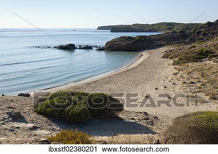 "The untouched bay of Cala Presili, northeastern Menorca, Balearic Islands, Spain, Southern Europe, Europe" View Large Photo Image Stock Image - "The untouched bay of Cala Presili, northeastern Menorca, Balearic Islands, Spain, Southern Europe, Europe". Fotosearch