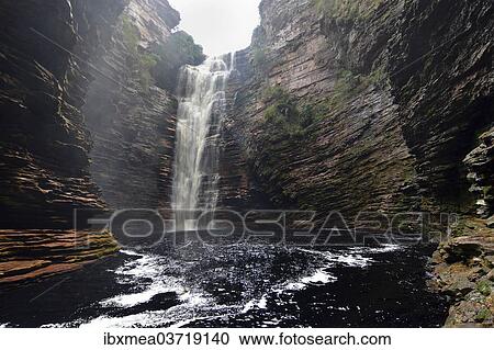 "The waterfall Cachoeira do Buracao, Chapada Diamantina Mountains, Bahia, Brazil, South America" View Large Photo Image Stock Image - "The waterfall Cachoeira do Buracao, Chapada Diamantina Mountains, Bahia, Brazil, South America". Fotosearch