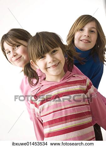 Picture - Three girls. Fotosearch
