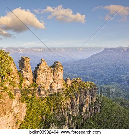 "Three Sisters rock formation at Katoomba in the Blue Mountains, Katoomba, New South Wales, Australia, Oceania" View Large Photo Image Picture - "Three Sisters rock formation at Katoomba in the Blue Mountains, Katoomba, New South Wales, Australia, Oceania". Fotosearch