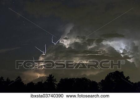 "Thundercloud and lightning in the evening, Bermatingen, Baden-Wurttemberg, Germany, Europe" View Large Photo Image Stock Image - "Thundercloud and lightning in the evening, Bermatingen, Baden-Wurttemberg, Germany, Europe". Fotosearch