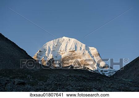 "Tibetan Buddhism, snow-capped sacred Mount Kailash, north side, Gang Rinpoche, pilgrimage route, Kora, Ngari, Gang Tise-Mountains, Trans-Himalaya, Himalayan, West Tibet, Tibet Autonomous Region, People's Republic of China, Asia" View Large Photo Image Stock Image - "Tibetan Buddhism, snow-capped sacred Mount Kailash, north side, Gang Rinpoche, pilgrimage route, Kora, Ngari, Gang Tise-Mountains, Trans-Himalaya, Himalayan, West Tibet, Tibet Autonomous Region, People's Republic of China, Asia". Fotosearch