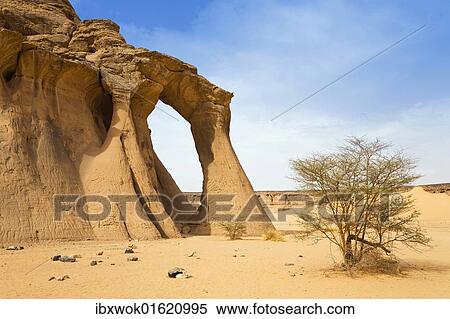 "Tin Aregha Sandstone Arch in the Akakus Mountains, Libyan Desert, Libya, Sahara, North Africa, Africa" View Large Photo Image Stock Photography - "Tin Aregha Sandstone Arch in the Akakus Mountains, Libyan Desert, Libya, Sahara, North Africa, Africa". Fotosearch