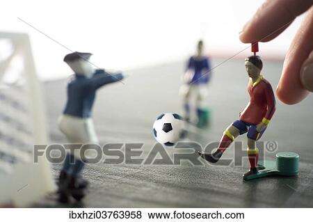 Stock Photo - Tipp-Kick figures. Fotosearch