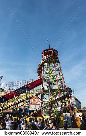 "Toboggan Slide, funride, Oktoberfest, Munich, Upper Bavaria, Bavaria, Germany, Europe" View Large Photo Image Stock Photo - "Toboggan Slide, funride, Oktoberfest, Munich, Upper Bavaria, Bavaria, Germany, Europe". Fotosearch
