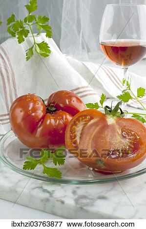 "Tomatoes, wine glass" View Large Photo Image Stock Photo - "Tomatoes, wine glass". Fotosearch
