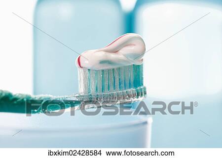 Toothbrush with toothpaste View Large Photo Image Picture - Toothbrush with toothpaste. Fotosearch