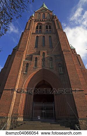 "Tower, Schwerin Cathedral, Brick Gothic, 1248 Schwerin, Mecklenburg-Western Pomerania, Germany, Europe" View Large Photo Image Picture - "Tower, Schwerin Cathedral, Brick Gothic, 1248 Schwerin, Mecklenburg-Western Pomerania, Germany, Europe". Fotosearch