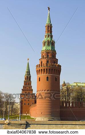 "Towers of Moscow Kremlin, Moscow, Russia, Europe" View Large Photo Image Stock Photo - "Towers of Moscow Kremlin, Moscow, Russia, Europe". Fotosearch