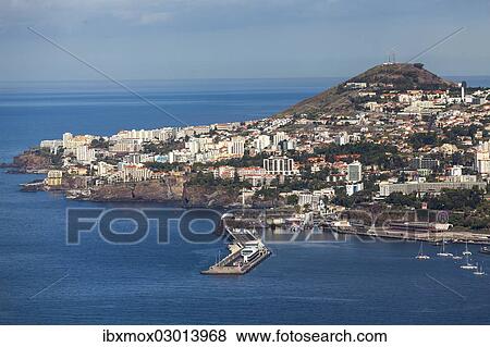 Stock Photo - "Town Funchal, Palheiro Ferreiro, Funchal, Madeira, Portugal, Europe". Fotosearch