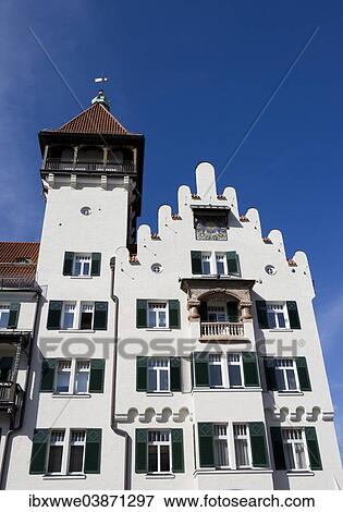"Town hall, historic centre, Kufstein, Tyrol, Austria, Europe" View Large Photo Image Stock Photo - "Town hall, historic centre, Kufstein, Tyrol, Austria, Europe". Fotosearch