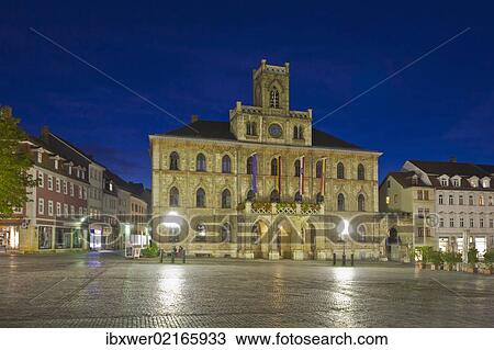 "Town hall in am Markt, market square, Weimar, Thuringia, Germany, Europe" View Large Photo Image Stock Image - "Town hall in am Markt, market square, Weimar, Thuringia, Germany, Europe". Fotosearch
