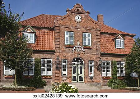 "Town Hall, Luetjenburg, Schleswig-Holstein, Germany, Europe" View Large Photo Image Stock Photo - "Town Hall, Luetjenburg, Schleswig-Holstein, Germany, Europe". Fotosearch