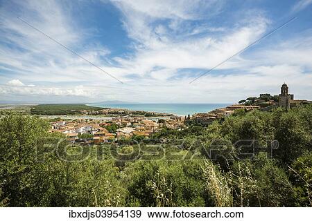 "Townscape, Castiglione della Pescaia, Livorno Province, Tuscany, Italy, Europe" View Large Photo Image Stock Photo - "Townscape, Castiglione della Pescaia, Livorno Province, Tuscany, Italy, Europe". Fotosearch