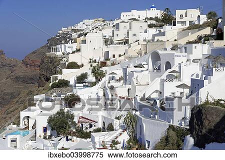 "Townscape, Imerovigli, Santorini, Cyclades, Greece, Europe" View Large Photo Image Stock Photography - "Townscape, Imerovigli, Santorini, Cyclades, Greece, Europe". Fotosearch