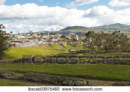 "Townscape, Ingapirca ruins at the front, Ingapirca, Canar Province, Ecuador, South America" View Large Photo Image Stock Image - "Townscape, Ingapirca ruins at the front, Ingapirca, Canar Province, Ecuador, South America". Fotosearch