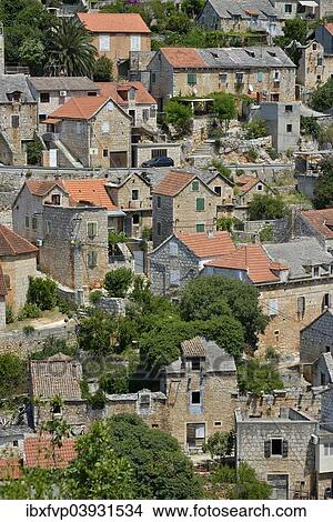 "Townscape, Lozisca, Brac Island, Dalmatia, Croatia, Europe" View Large Photo Image Picture - "Townscape, Lozisca, Brac Island, Dalmatia, Croatia, Europe". Fotosearch
