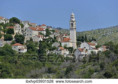 "Townscape, Lozisca, Brac Island, Dalmatia, Croatia, Europe" View Large Photo Image Stock Photo - "Townscape, Lozisca, Brac Island, Dalmatia, Croatia, Europe". Fotosearch