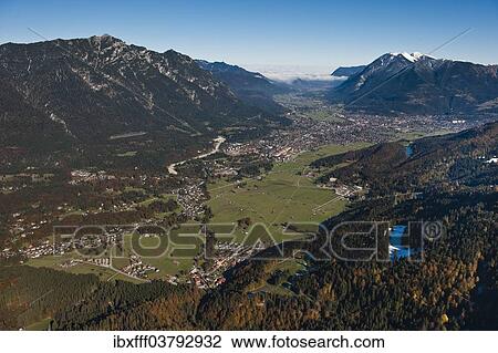 "Townscape of Garmisch, Garmisch-Partenkirchen, Loisachtal, Bavaria, Germany, Europe" View Large Photo Image Stock Image - "Townscape of Garmisch, Garmisch-Partenkirchen, Loisachtal, Bavaria, Germany, Europe". Fotosearch