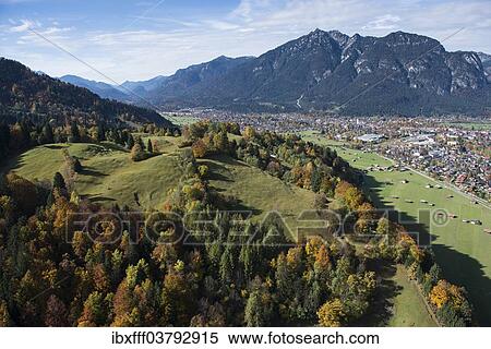 "Townscape of Garmisch, Garmisch-Partenkirchen, Loisachtal, Bavaria, Germany, Europe" View Large Photo Image Stock Photography - "Townscape of Garmisch, Garmisch-Partenkirchen, Loisachtal, Bavaria, Germany, Europe". Fotosearch