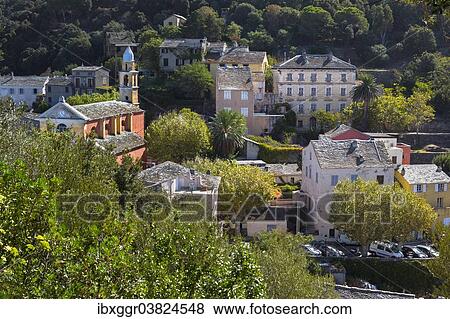 "Townscape of Nonza, Cap Corse, Haute-Corse, Corsica, France, Europe" View Large Photo Image Stock Photo - "Townscape of Nonza, Cap Corse, Haute-Corse, Corsica, France, Europe". Fotosearch