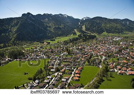 "Townscape of Oberammergau, Bavaria, Germany, Europe" View Large Photo Image Stock Photo - "Townscape of Oberammergau, Bavaria, Germany, Europe". Fotosearch