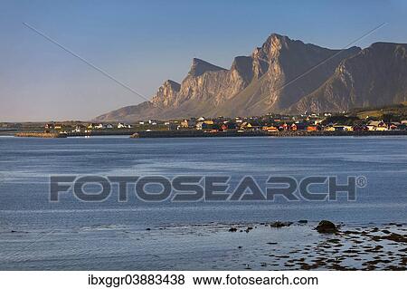 "Townscape of Ramberg, Flakstad, Flakstadoya, Lofoten, Nordland, Norway, Europe" View Large Photo Image Stock Photo - "Townscape of Ramberg, Flakstad, Flakstadoya, Lofoten, Nordland, Norway, Europe". Fotosearch