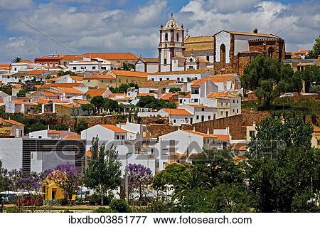 "Townscape of Silves, Algarve, Portugal, Europe" View Large Photo Image Stock Photo - "Townscape of Silves, Algarve, Portugal, Europe". Fotosearch