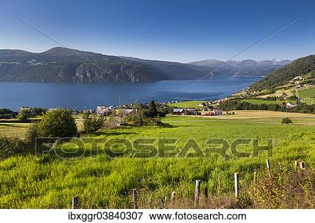 "Townscape of Utvik, Innvikfjord, Nordfjord, Sogn og Fjordane, Norway, Europe" View Large Photo Image Stock Photo - "Townscape of Utvik, Innvikfjord, Nordfjord, Sogn og Fjordane, Norway, Europe". Fotosearch