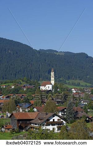 "Townscape, Pfronten, Ostallgau, Swabia, Bavaria, Germany, Europe" View Large Photo Image Stock Photography - "Townscape, Pfronten, Ostallgau, Swabia, Bavaria, Germany, Europe". Fotosearch