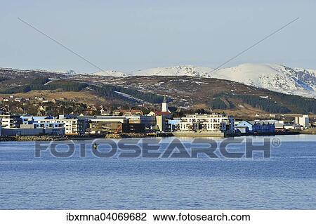 "Townscape, Sortland, Langoya Island, Nordland, Vesteralen, Norway, Europe" View Large Photo Image Stock Image - "Townscape, Sortland, Langoya Island, Nordland, Vesteralen, Norway, Europe". Fotosearch