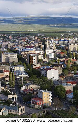 "Townscape, view from citadel, Kars, Kars Province, Eastern Anatolia Region, Anatolia, Turkey, Asia" View Large Photo Image Stock Image - "Townscape, view from citadel, Kars, Kars Province, Eastern Anatolia Region, Anatolia, Turkey, Asia". Fotosearch