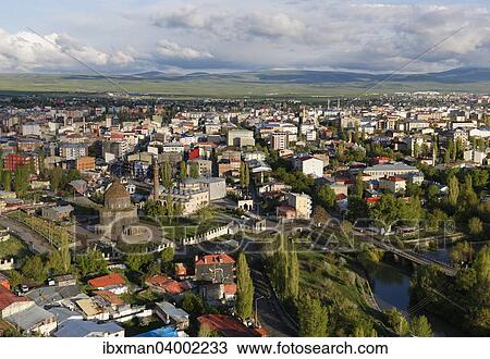 "Townscape, view from citadel, Kars, Kars Province, Eastern Anatolia Region, Anatolia, Turkey, Asia" View Large Photo Image Stock Image - "Townscape, view from citadel, Kars, Kars Province, Eastern Anatolia Region, Anatolia, Turkey, Asia". Fotosearch