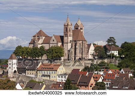 "Townscape with Munsterberg and St. Stephansmunster cathedral, Breisach am Rhein, Upper Rhine, Baden-Wurttemberg, Germany, Europe" View Large Photo Image Stock Photography - "Townscape with Munsterberg and St. Stephansmunster cathedral, Breisach am Rhein, Upper Rhine, Baden-Wurttemberg, Germany, Europe". Fotosearch