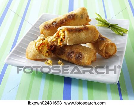 Traditional Chinese Spring Rolls View Large Photo Image Stock Image - Traditional Chinese Spring Rolls. Fotosearch