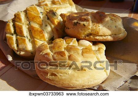 Stock Image - "Traditional Hungarian Pogis, Lepeny or Pojacsza". Fotosearch