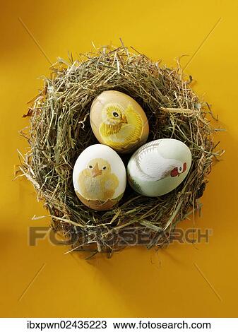 Traditional painted Easter eggs View Large Photo Image Stock Image - Traditional painted Easter eggs. Fotosearch