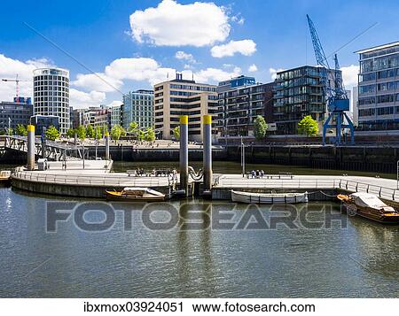 "Traditionsschiffhafen harbour, modern residential and office buildings, Magellan-Terrassen, Sandtorhafen Sandtorkai, HafenCity, Hamburg, Germany, Europe" View Large Photo Image Stock Image - "Traditionsschiffhafen harbour, modern residential and office buildings, Magellan-Terrassen, Sandtorhafen Sandtorkai, HafenCity, Hamburg, Germany, Europe". Fotosearch