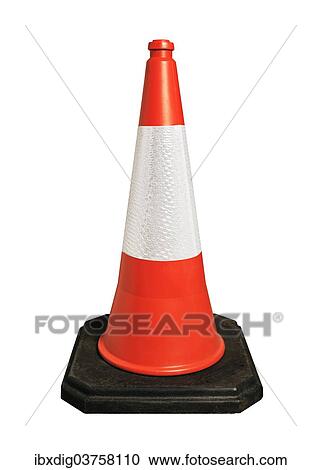 Stock Image - Traffic cone. Fotosearch