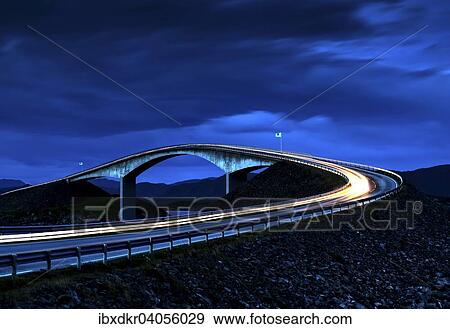 "Traffic on Storseisundbrua, Storseisundet Bridge, part of the Atlantic Road, Atlanterhavsveien, More og Romsdal, Norway, Europe" View Large Photo Image Stock Photo - "Traffic on Storseisundbrua, Storseisundet Bridge, part of the Atlantic Road, Atlanterhavsveien, More og Romsdal, Norway, Europe". Fotosearch