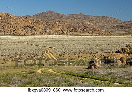 "Trail for off-road vehicles through a steppe landscape, Goegap Nature Reserve, Springbok, Namaqualand, Northern Cape, South Africa, Africa" View Large Photo Image Stock Image - "Trail for off-road vehicles through a steppe landscape, Goegap Nature Reserve, Springbok, Namaqualand, Northern Cape, South Africa, Africa". Fotosearch