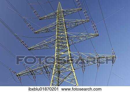 Transmission lines for electricity View Large Photo Image Stock Image - Transmission lines for electricity. Fotosearch