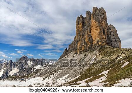 "Tre Cime di Lavaredo or Drei Zinnen, Sexten Dolomites, Sesto Dolomites, South Tyrol, Italy, Europe" View Large Photo Image Stock Photo - "Tre Cime di Lavaredo or Drei Zinnen, Sexten Dolomites, Sesto Dolomites, South Tyrol, Italy, Europe". Fotosearch