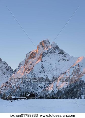 "Treffneralm alp and Reichenstein mountain, 2251m, at sunset, Gesaeuse mountain region, Styria, Austria, Europe" View Large Photo Image Stock Image - "Treffneralm alp and Reichenstein mountain, 2251m, at sunset, Gesaeuse mountain region, Styria, Austria, Europe". Fotosearch