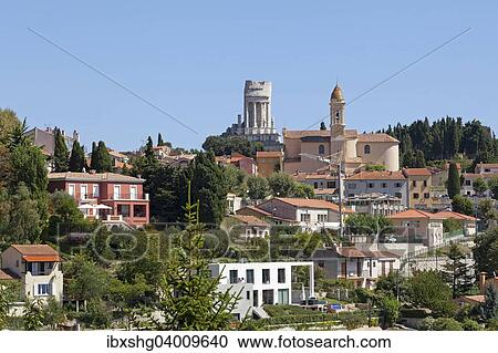 Stock Image - "Tropaeum Alpium or Trophee des Alpes, La Turbie, Cote d'Azur, France, Europe". Fotosearch