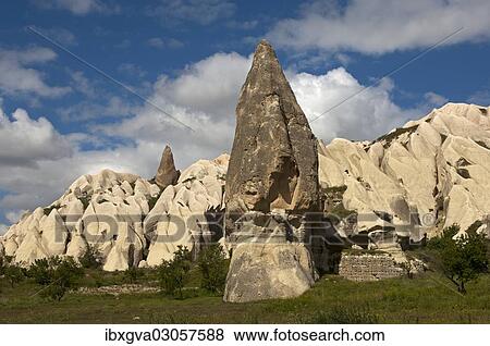 "Tuff cones or fairy chimneys, Goreme National Park, Goreme, Cappadocia, Nevsehir Province, Central Anatolia Region, Turkey, Asia" View Large Photo Image Stock Photo - "Tuff cones or fairy chimneys, Goreme National Park, Goreme, Cappadocia, Nevsehir Province, Central Anatolia Region, Turkey, Asia". Fotosearch