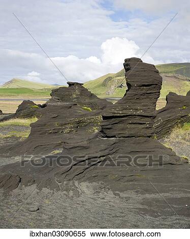 "Tuff rock, Dyrholaey, Vik i Myrdal, Southern Region, Iceland, Europe" View Large Photo Image Stock Photography - "Tuff rock, Dyrholaey, Vik i Myrdal, Southern Region, Iceland, Europe". Fotosearch