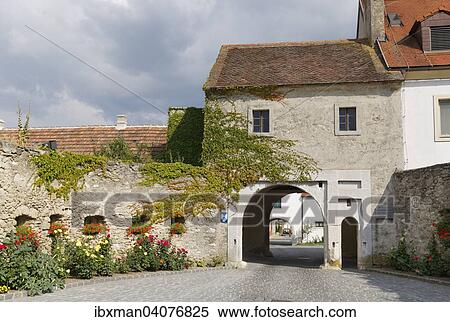 "Turkentor gate and defensive wall, Purbach am Neusiedler See, Northern Burgenland, Burgenland, Austria, Europe" View Large Photo Image Stock Photography - "Turkentor gate and defensive wall, Purbach am Neusiedler See, Northern Burgenland, Burgenland, Austria, Europe". Fotosearch