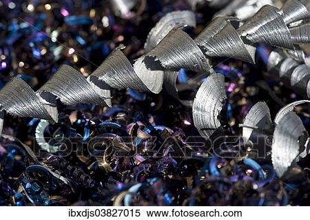 Turned metal shavings created during milling View Large Photo Image Stock Photography - Turned metal shavings created during milling. Fotosearch